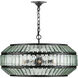 Centurion 6 Light 28.75 inch Satin Black Chandelier Ceiling Light