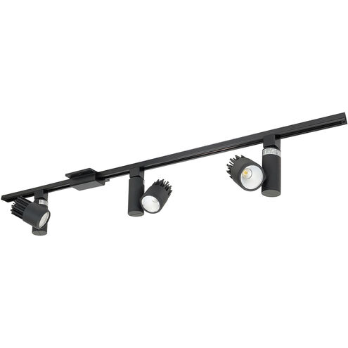 Aiden Black Track Pack Ceiling Light