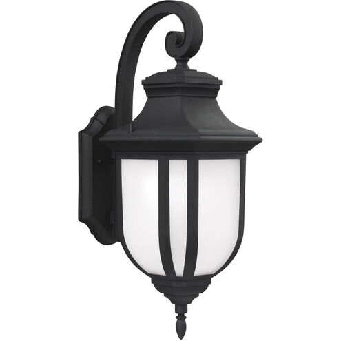 Childress 1 Light 21.25 inch Black Outdoor Wall Lantern, Large