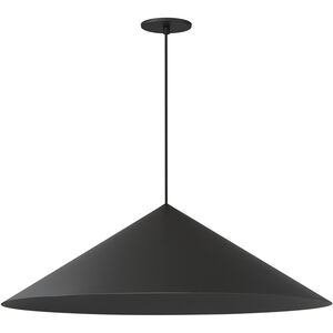 Pitch LED 29.5 inch Black Single Pendant Ceiling Light