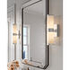 Brenham 1 Light 14.5 inch Nickel Wall Sconce Wall Light