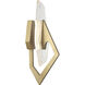 Down the Wrong Path 1 Light 9.5 inch Brass Kisser Wall Sconce Wall Light