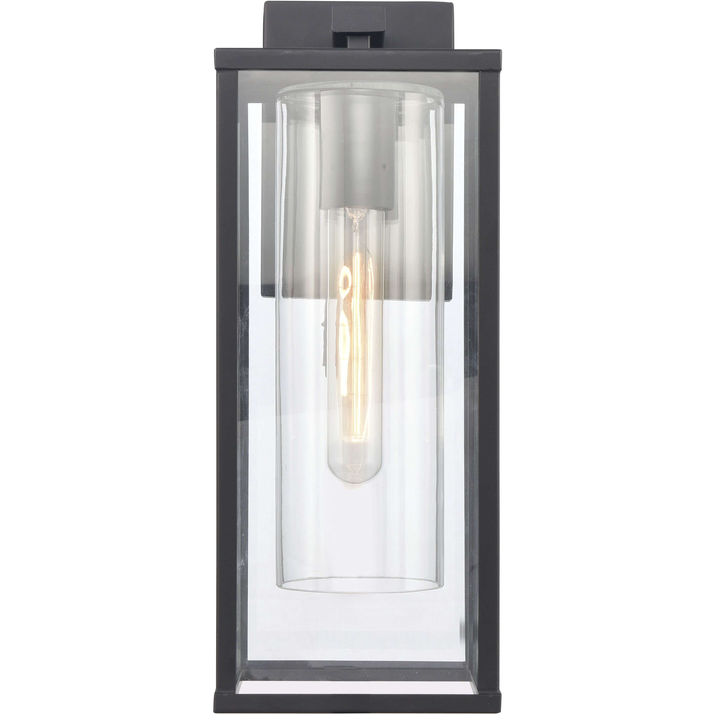 Augusta 1 Light 16 inch Matte Black Outdoor Sconce