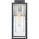 Augusta 1 Light 16 inch Matte Black Outdoor Sconce