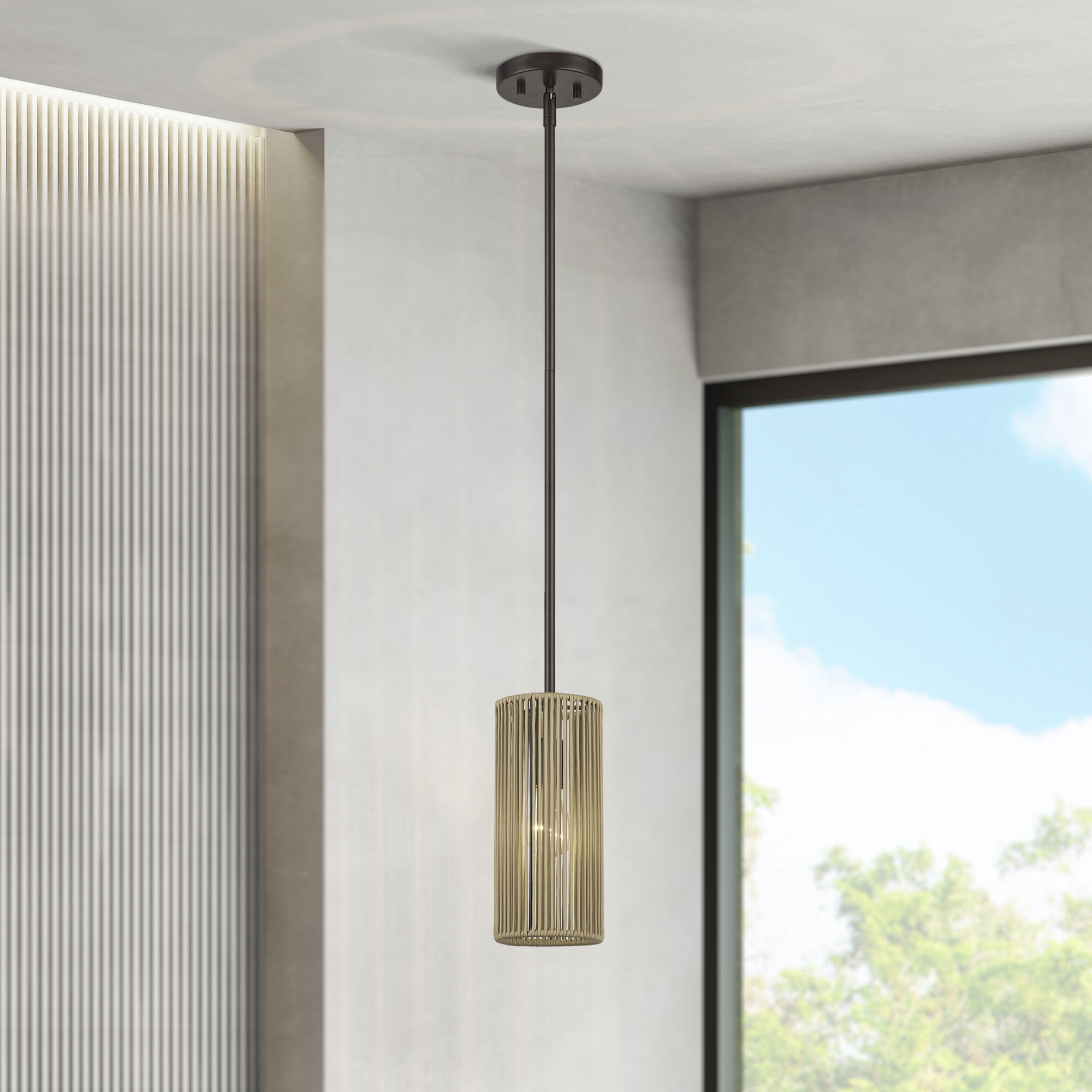 Acordia 1 Light 5.13 inch English Bronze Mini Pendant Ceiling Light
