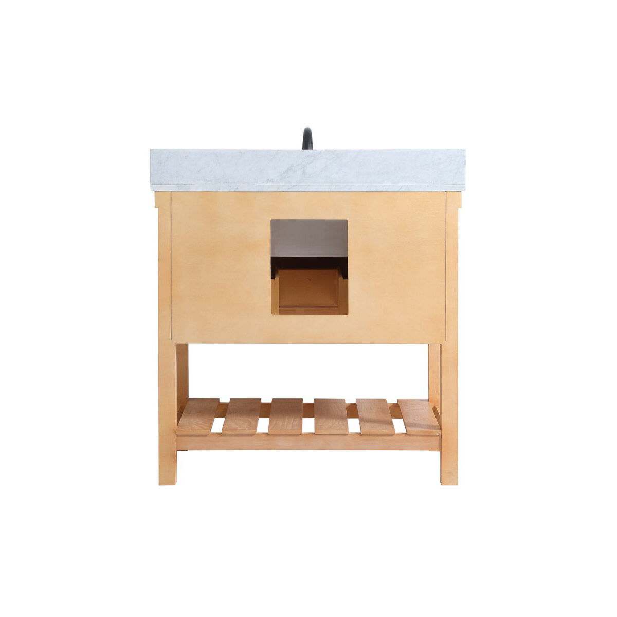 Clement 36 X 22 X 34 inch Natural Wood Bathroom Vanity Cabinet