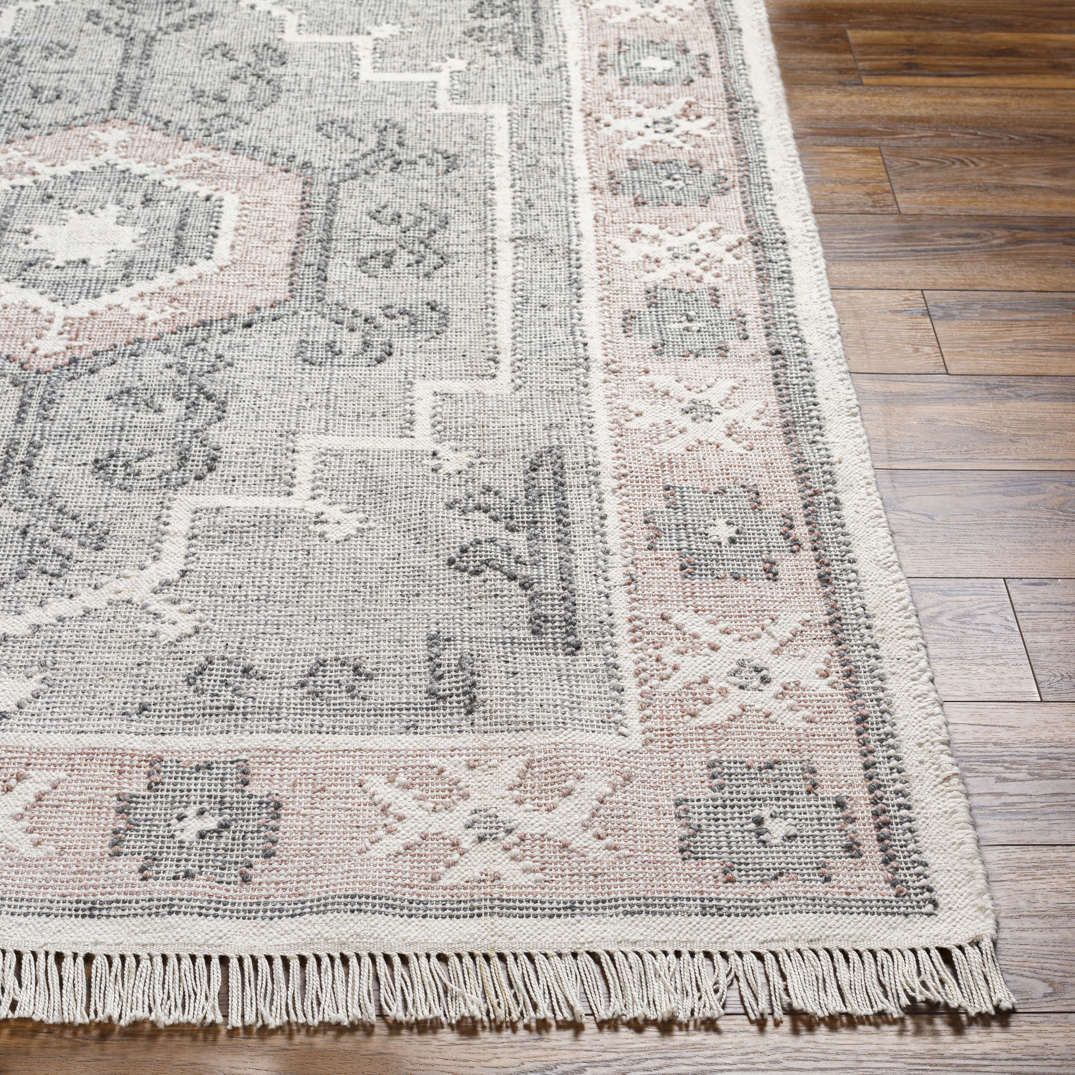 Bursa 144 X 106 inch Light Gray Rug, Rectangle