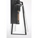 Costa 1 Light 21.5 inch Sand Coal Black Outdoor Wall Sconce