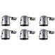 Signature PAR30/R30/PAR30LED/PAR38LED Glossy White Recessed Housing, 6in, Remodel, Non-IC Rated, Pack of 6