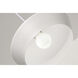 Milo 1 Light 11 inch White Pendant Ceiling Light