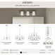 Merry 9 Light 28 inch Brushed Nickel Chandelier Ceiling Light