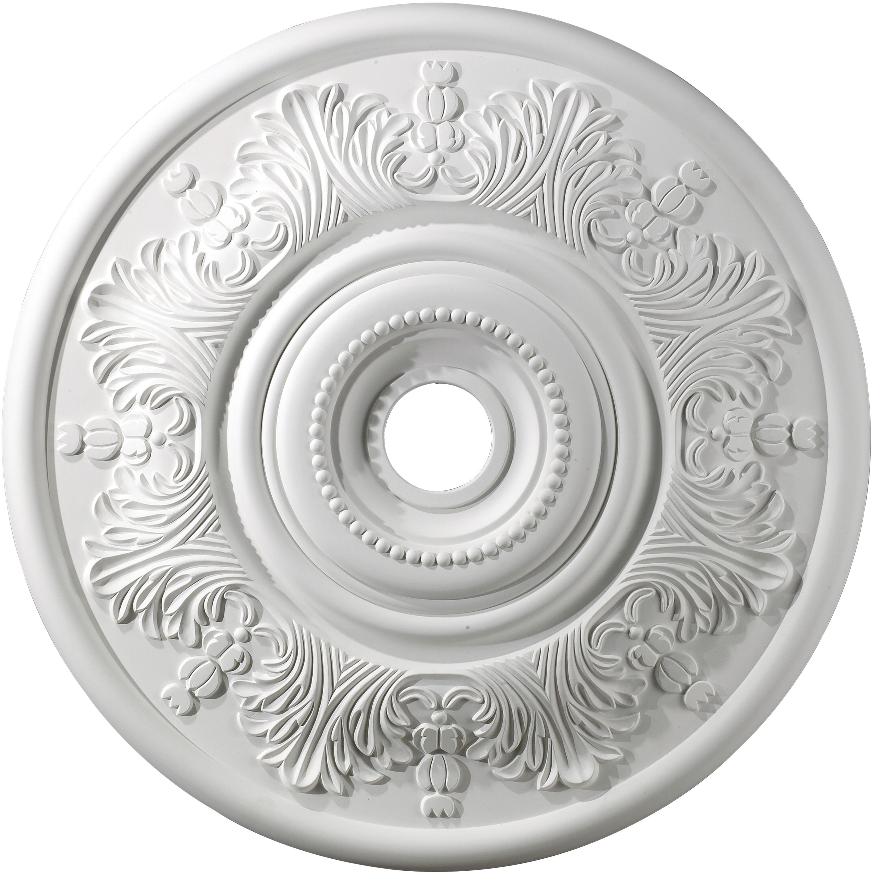 Laureldale White Medallion