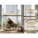 Bardon 12 Light 36 inch Celeste Brass Pendant Ceiling Light