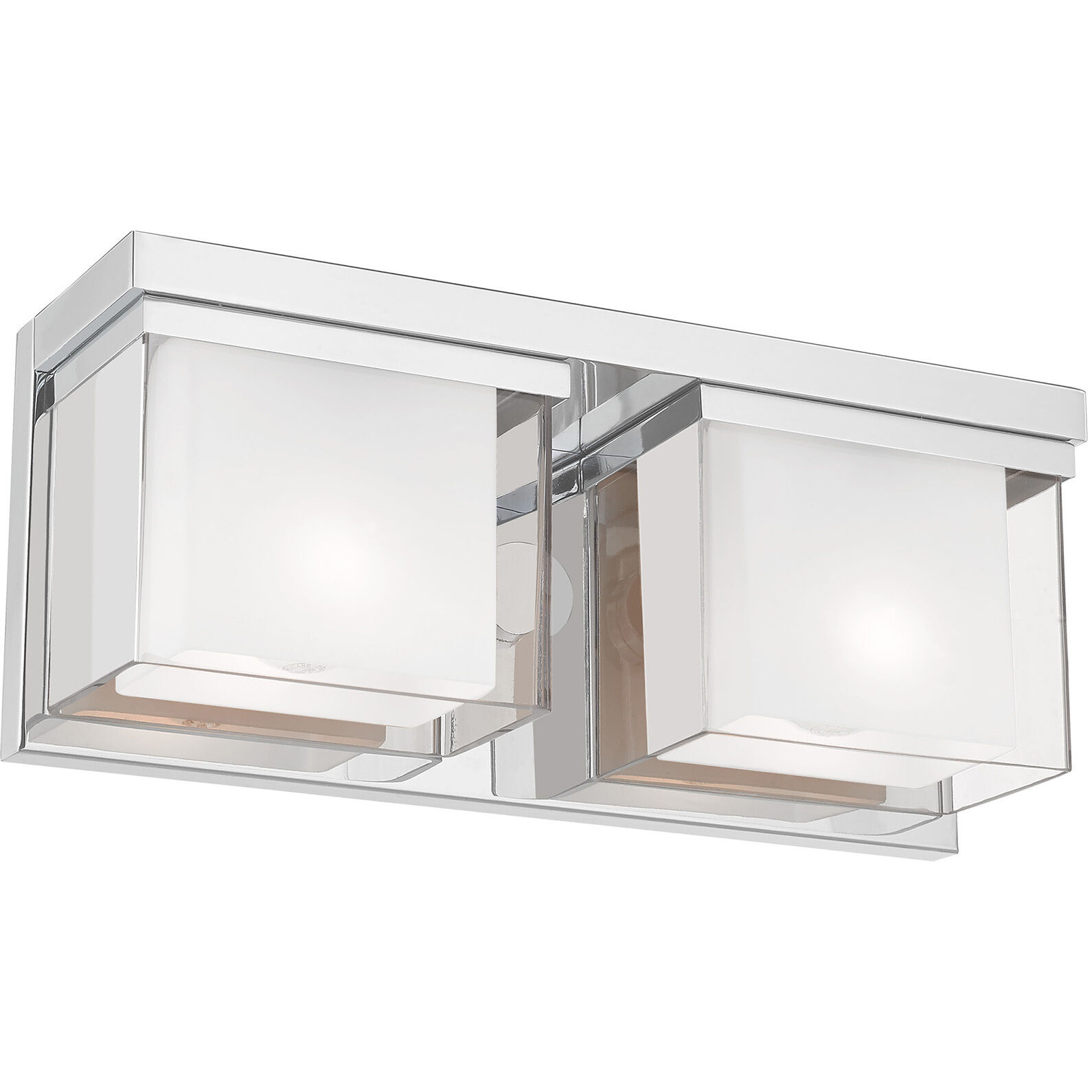 Duval 2 Light 16 inch Polished Chrome Bath Vanity Wall Light