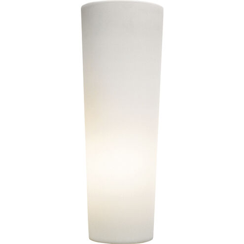 Rico Espinet Marina 22 inch 60 watt Frosted White Cased Glass Table Lamp Portable Light