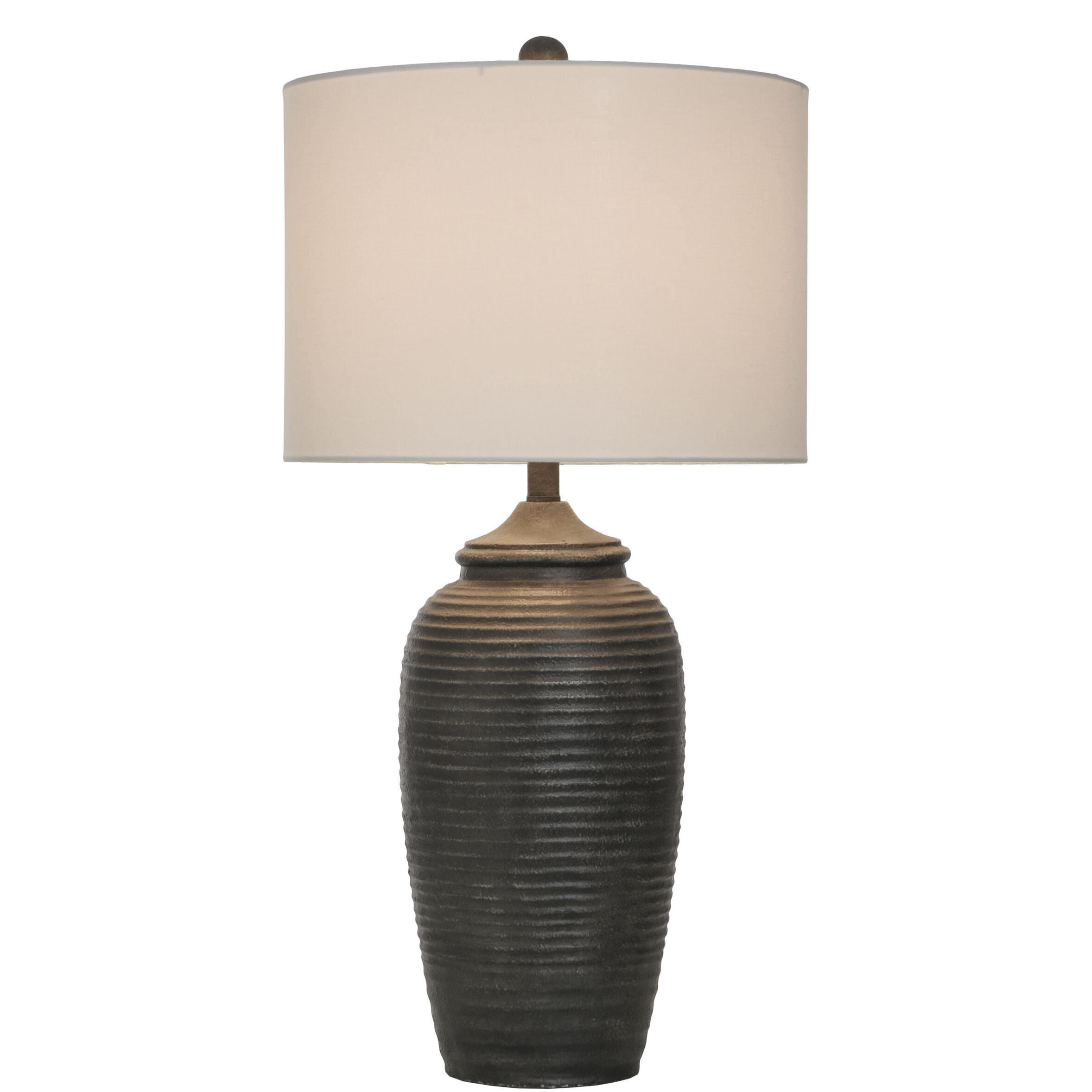 Charlotte 32 inch 150.00 watt Matte Black Table Lamp Portable Light