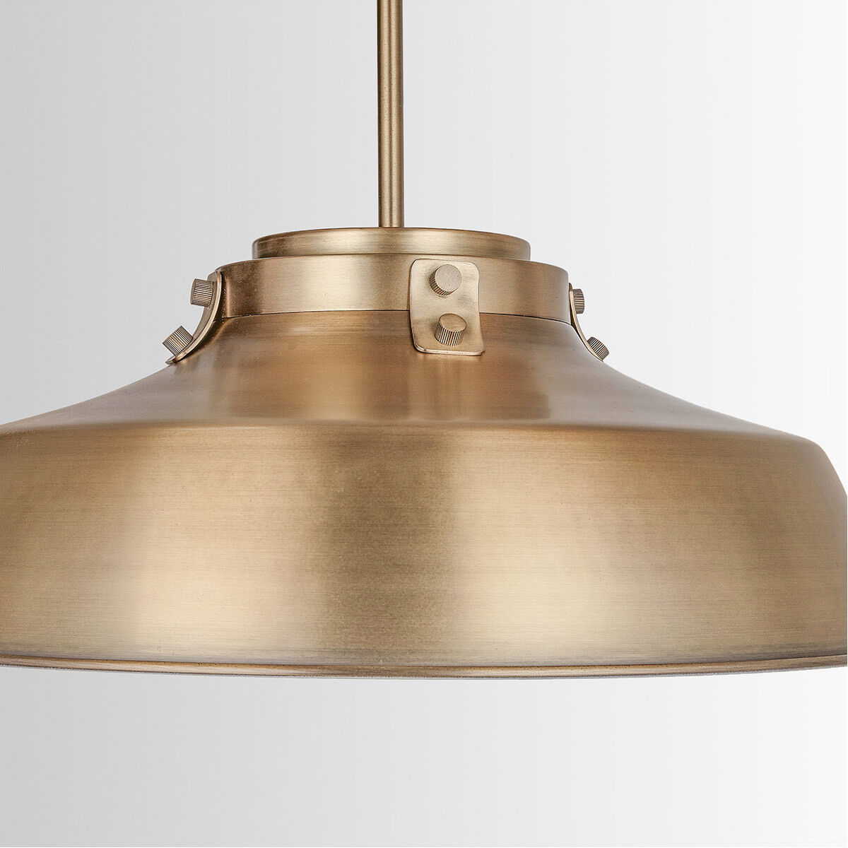 Oakwood 1 Light 18 inch Aged Brass Pendant Ceiling Light