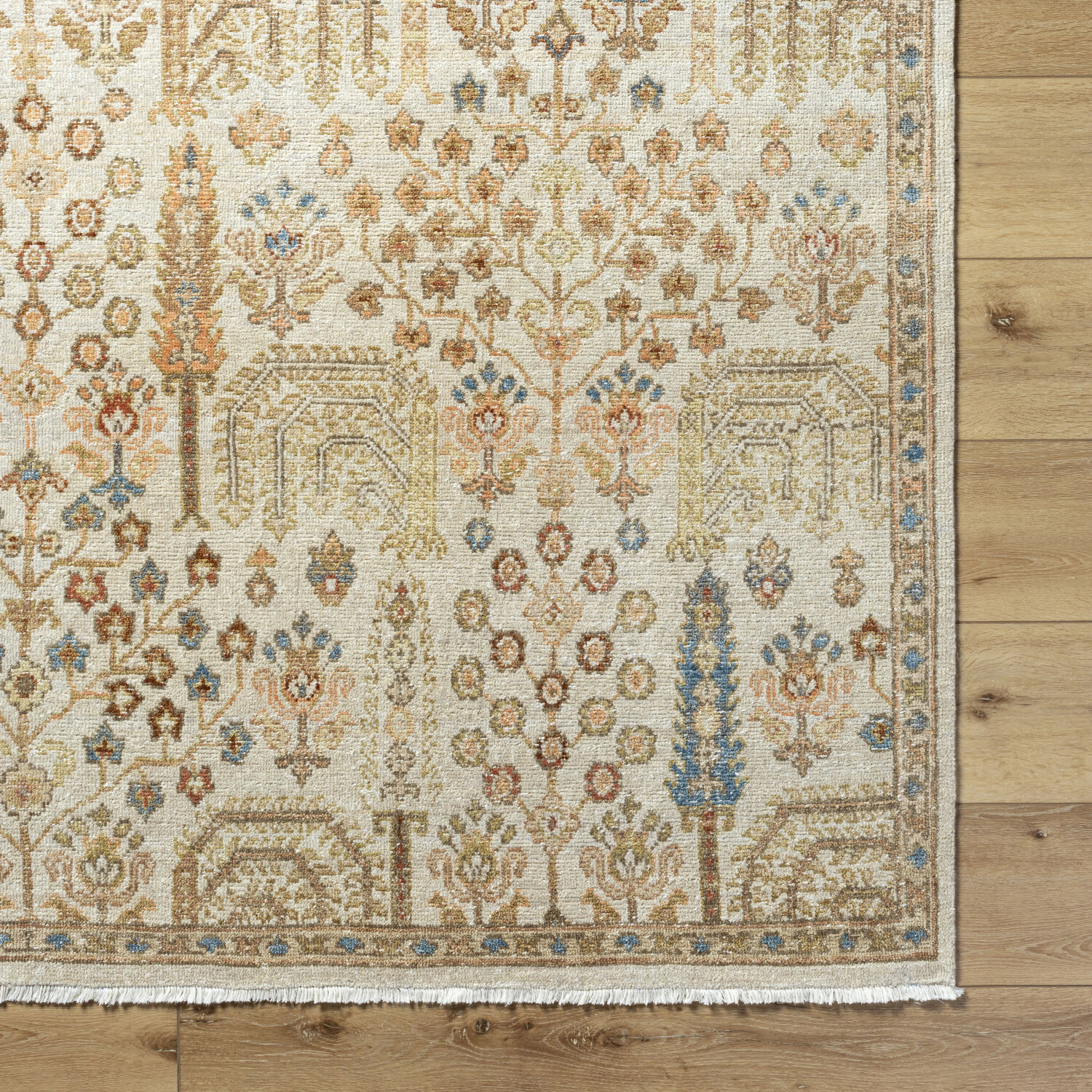 Anelka 36 X 24 inch Ash / Khaki / Pearl / Sand Handmade Rug in 2 x 3