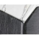 Brinton 21.26 X 21.26 inch Charcoal Grey Crown Solid Wood and White Marble Side Table