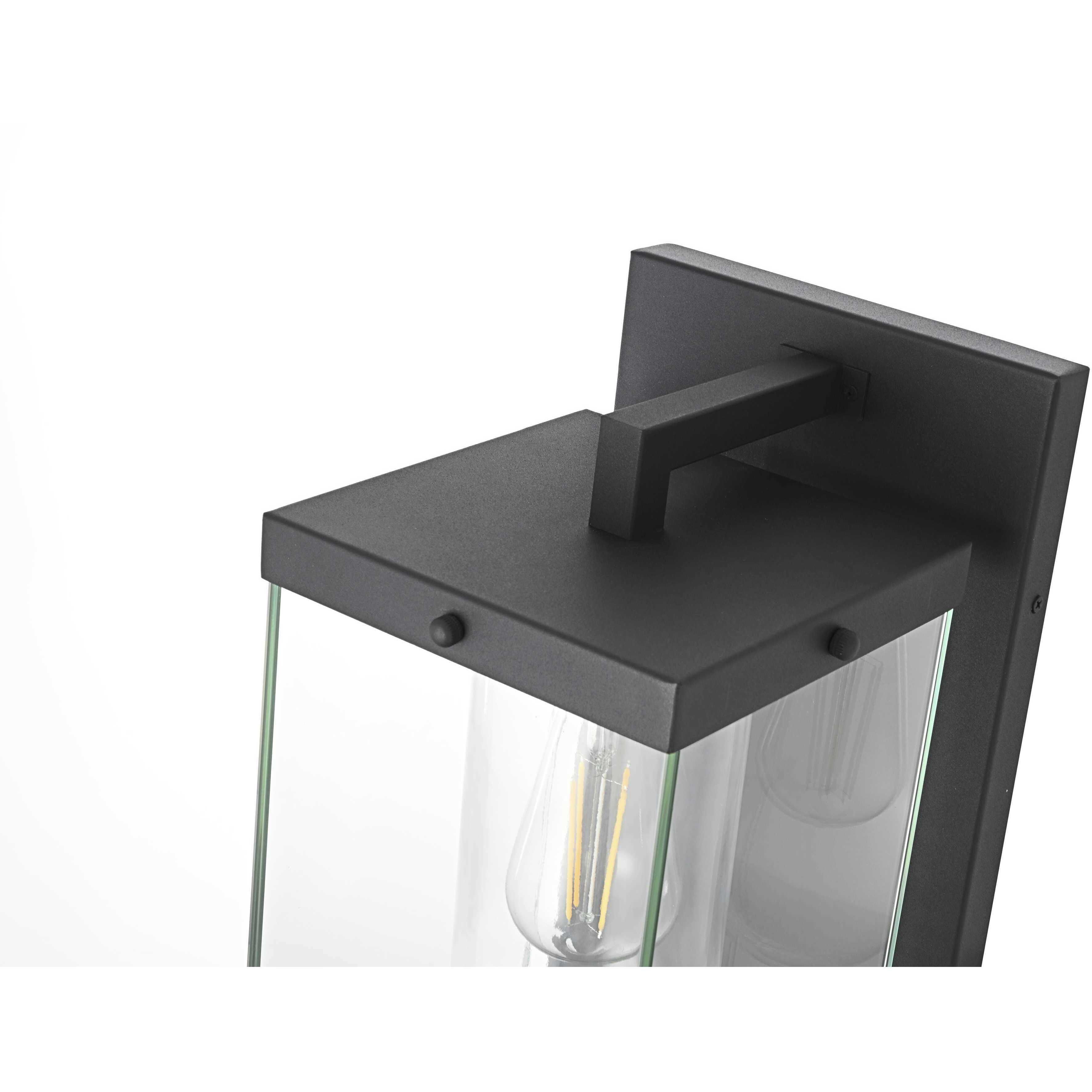 Keaton 1 Light 21 inch Black Outdoor Wall Sconce