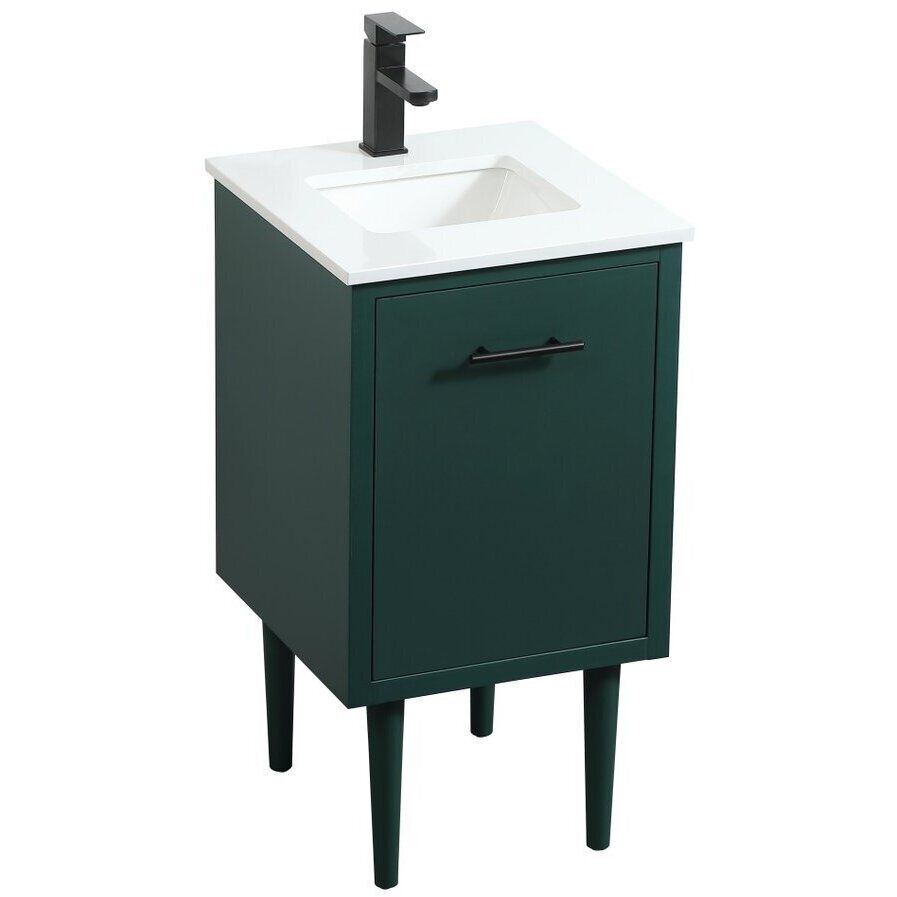 Cyrus 19 X 18 X 33.5 inch Green Vanity Sink Set
