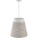 Tallulah 4 Light 18 inch Chalk Wash Pendant Ceiling Light