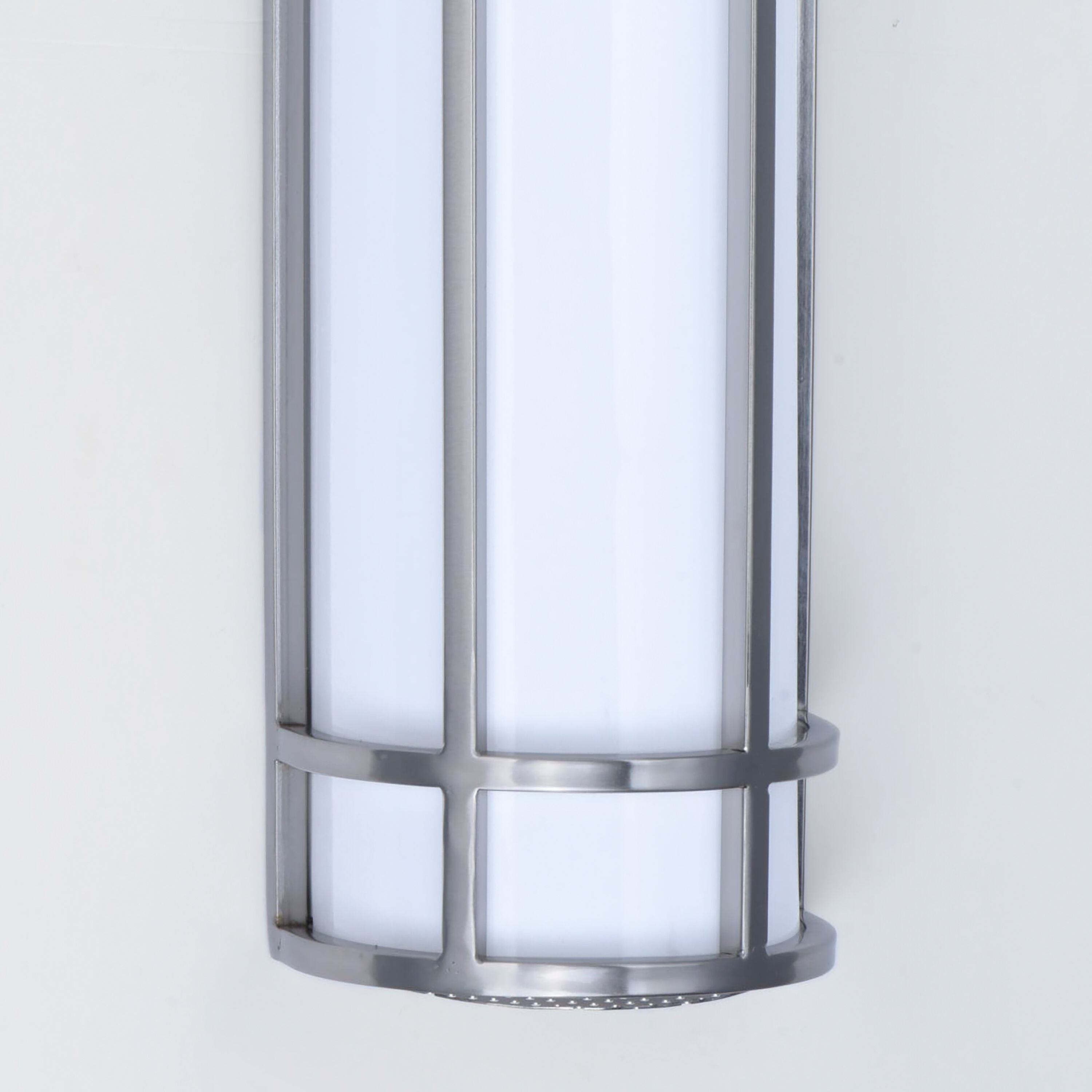 Moon Ray LED 24 inch Satin Nickel Outdoor Wall Sconce 