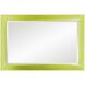 Avery 42 X 28 inch Glossy Green Wall Mirror