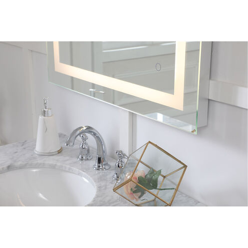 Helios 30 X 27 inch Silver Lighted Wall Mirror