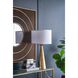 Cone 28.5 inch 40.00 watt Gold/White Table Lamp Portable Light