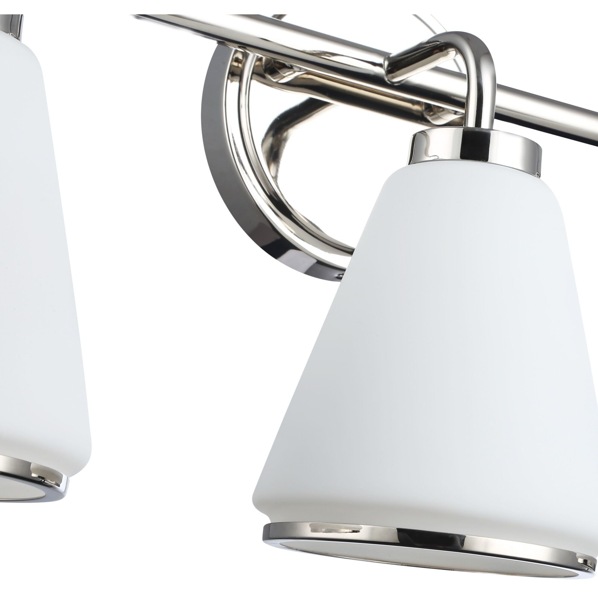 Zoey 3 Light 22 inch Polished Nickel Bathroom Vanity Wall Light