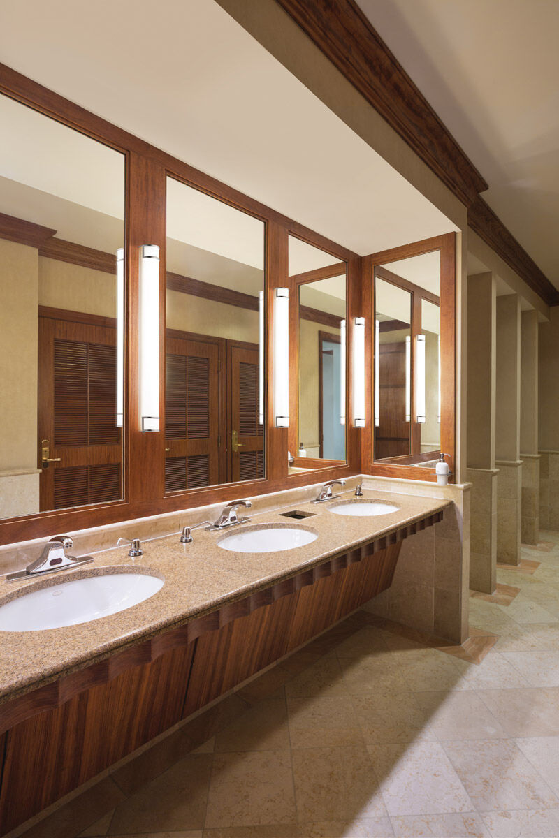 Independence LED 37 inch Brushed Nickel Linear Bath Large Wall Light, Large