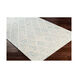 Eaton 108 X 72 inch Pale Blue/Denim/Ivory Handmade Rug in 6 x 9, Rectangle