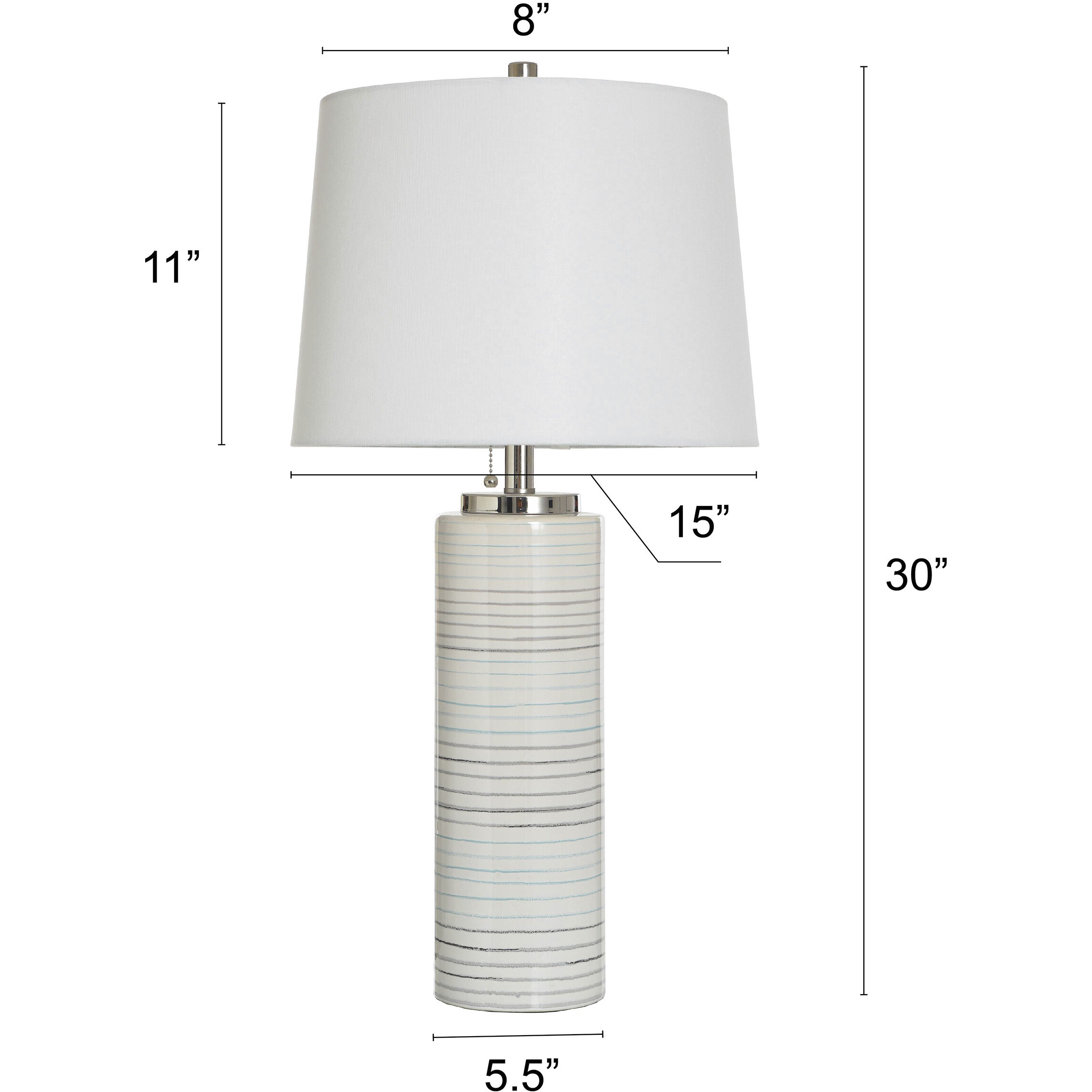 Ellis 29 inch 100.00 watt Pastel Turquoise and Warm Gray and Silver Table Lamp Portable Light