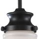 Schoolhouse 1 Light 8 inch Oil Rubbed Bronze Mini Pendant Ceiling Light