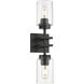 Tribeca 2 Light 19 inch Matte Black Wall Sconce Wall Light