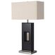 Deus Ex Machina 24 inch 100.00 watt Espresso and Brushed Nickel Table Lamp Portable Light