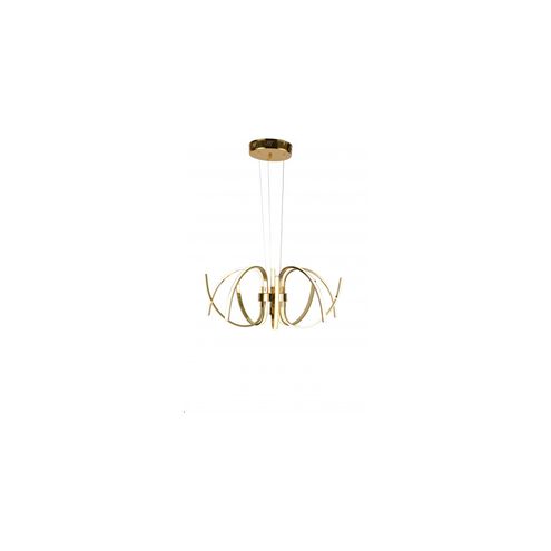 Canada LED 22 inch Gold Chandelier Ceiling Light, Gold Aluminum Frame