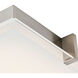 Matrix LED 12.2 inch Brushed Nickel Flush Mount Ceiling Light