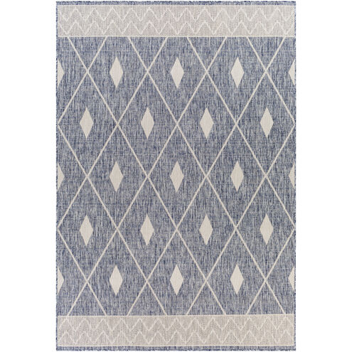 Tuareg 120 X 94 inch Pewter Outdoor Rug, Rectangle