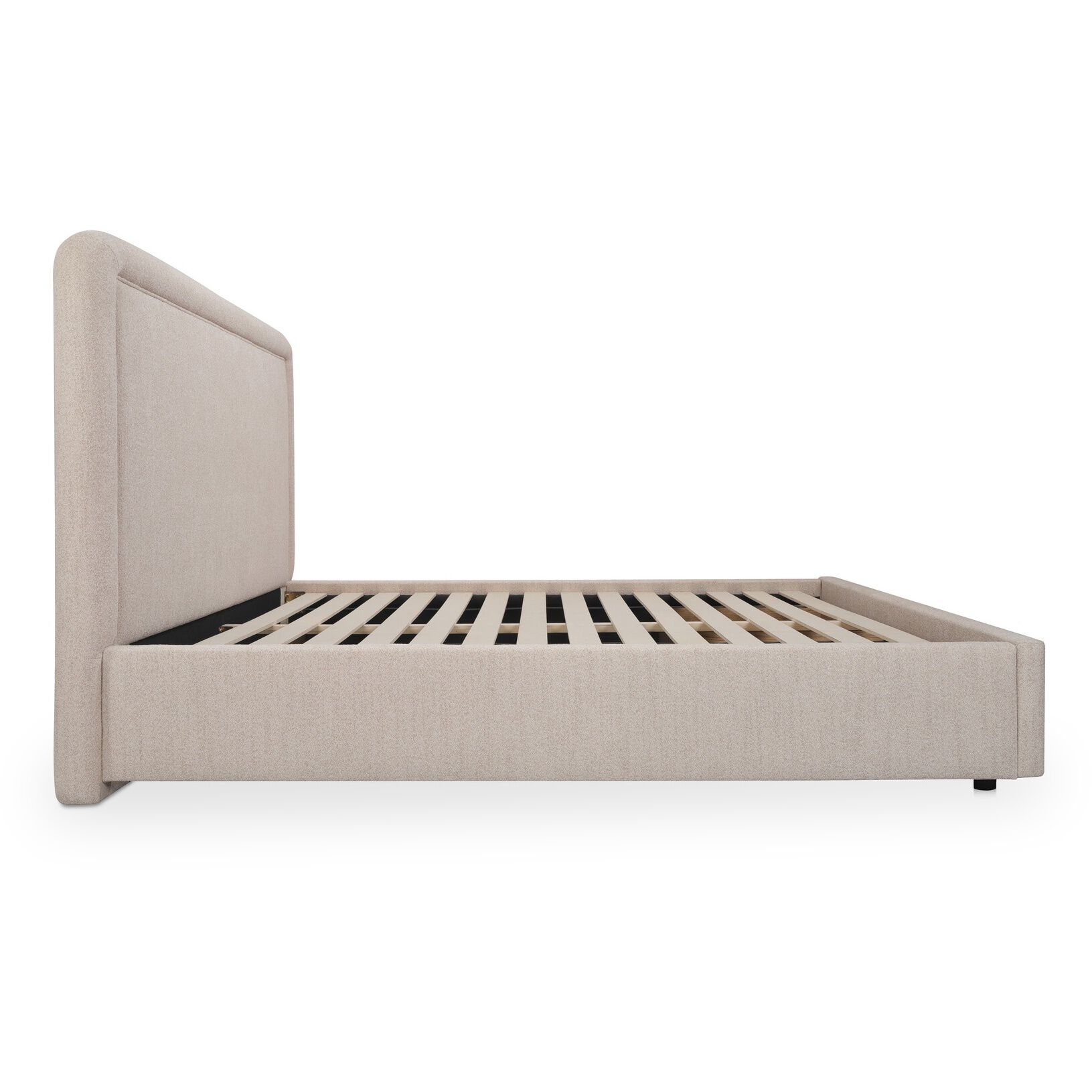 Simon Beige Storage Bed