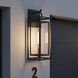 Jayce 1 Light 19 inch Matte Black Outdoor Wall Lantern
