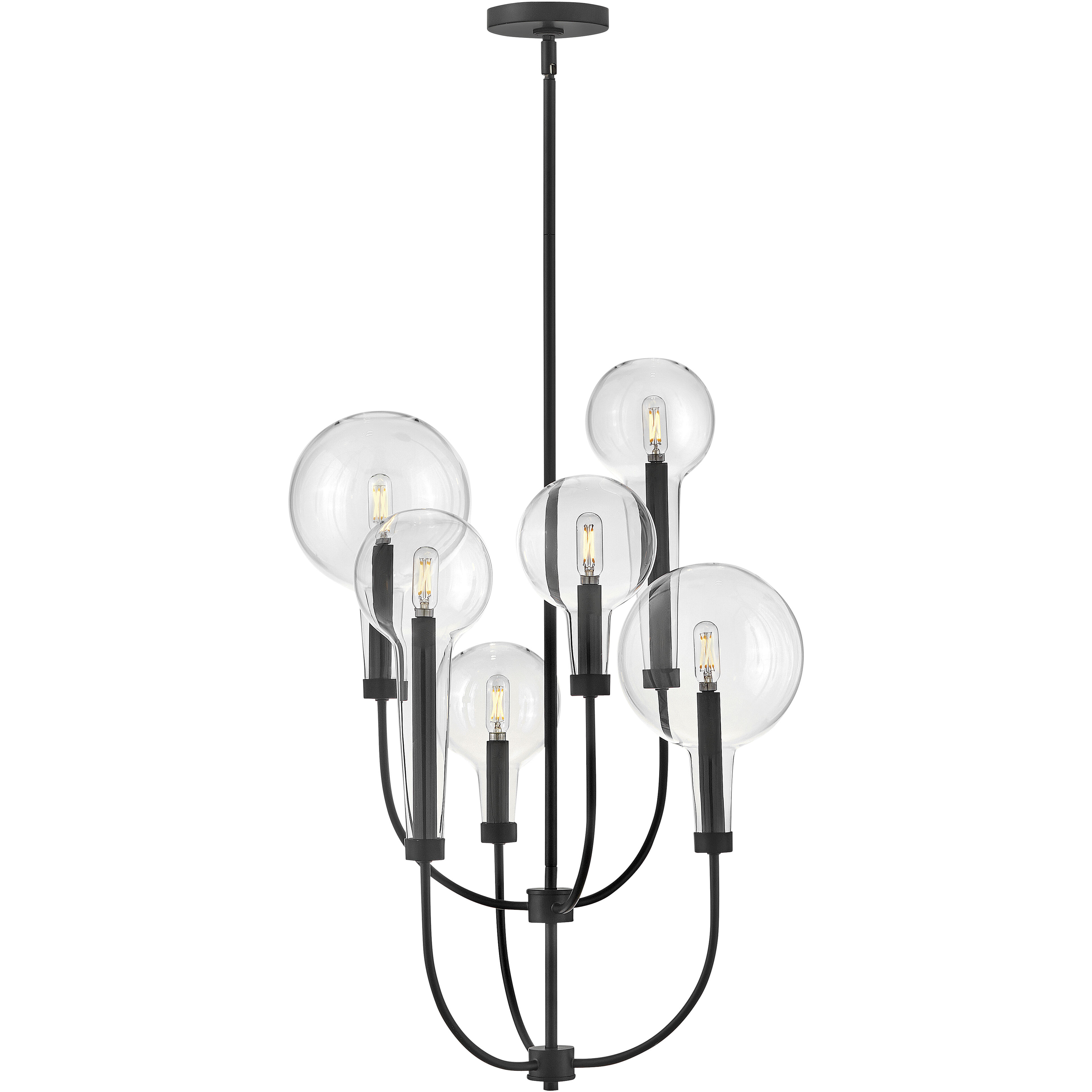 Alchemy 20 inch Black Indoor Foyer Light Ceiling Light