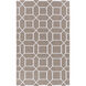 Lagoon 66 X 42 inch Gray and Neutral Indoor Area Rug, PET Yarn