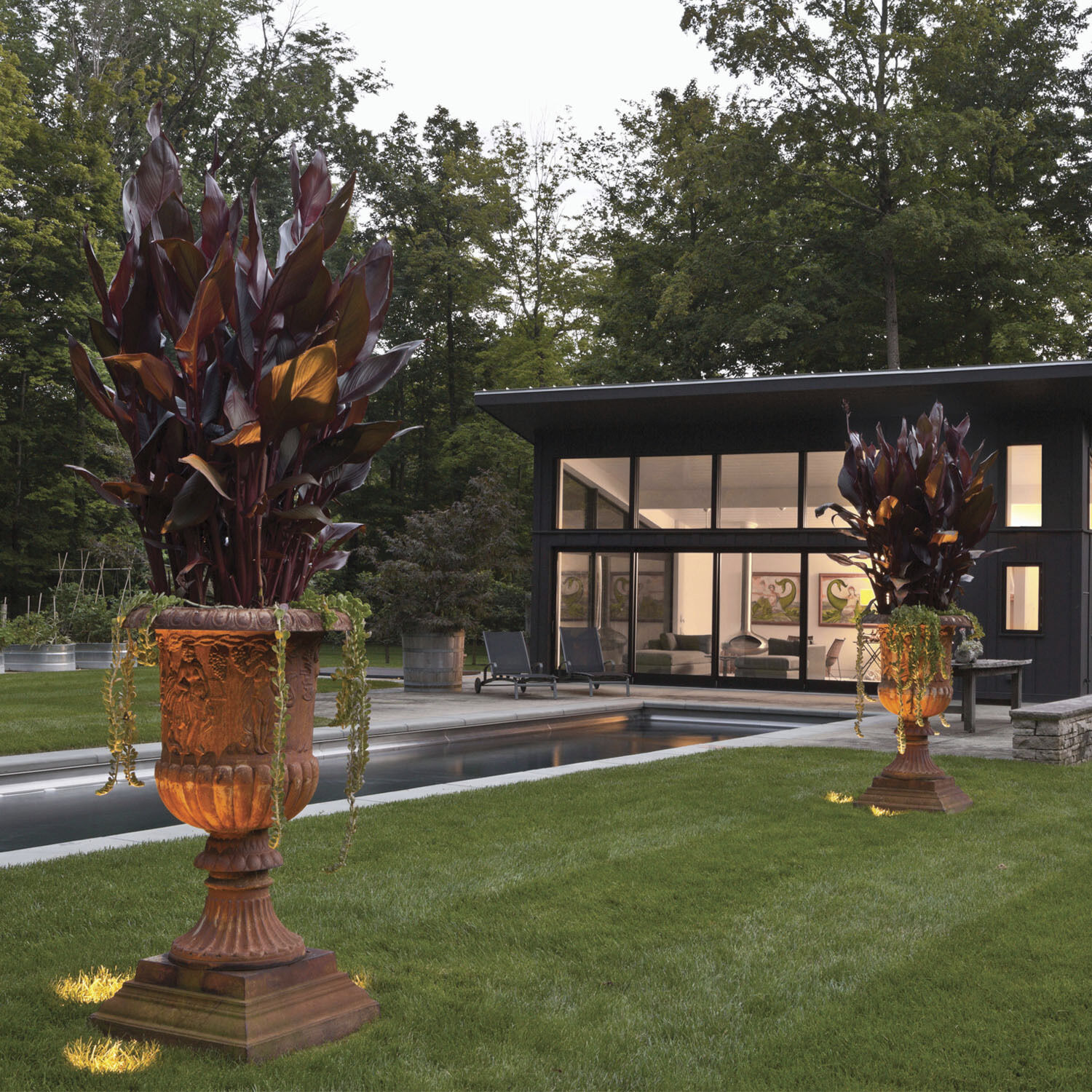 Hardy Island Grill Top 12v 12.00 watt Matte Bronze Landscape Well Light in Non-LED