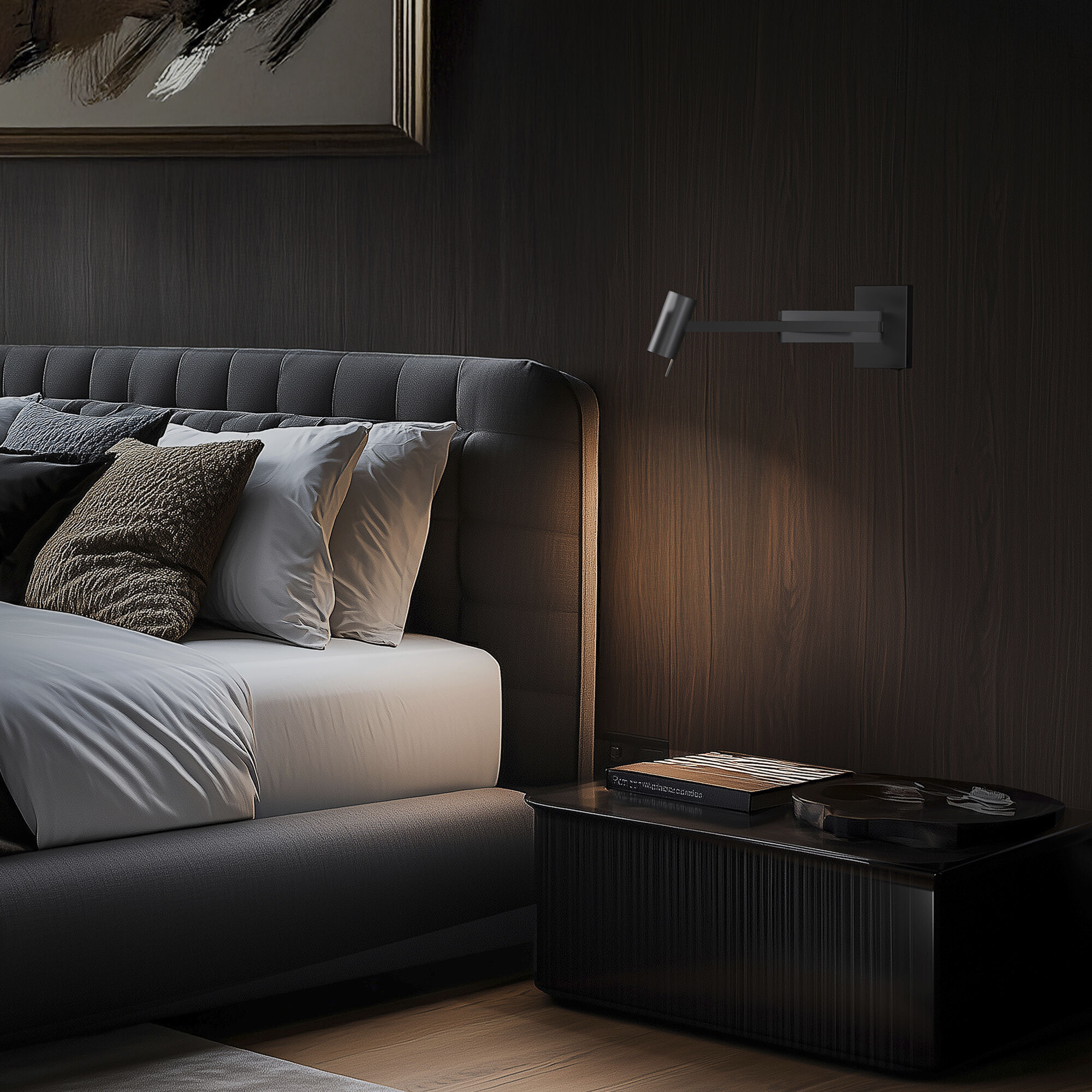 Gavel Indoor Wall Lighting in Brushed Nickel