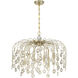 Irina 6 Light 26 inch Noble Brass Chandelier Ceiling Light