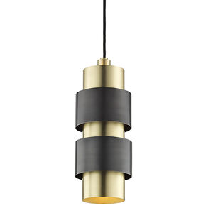 Cyrus 2 Light 6 inch Aged Old Bronze Pendant Ceiling Light 