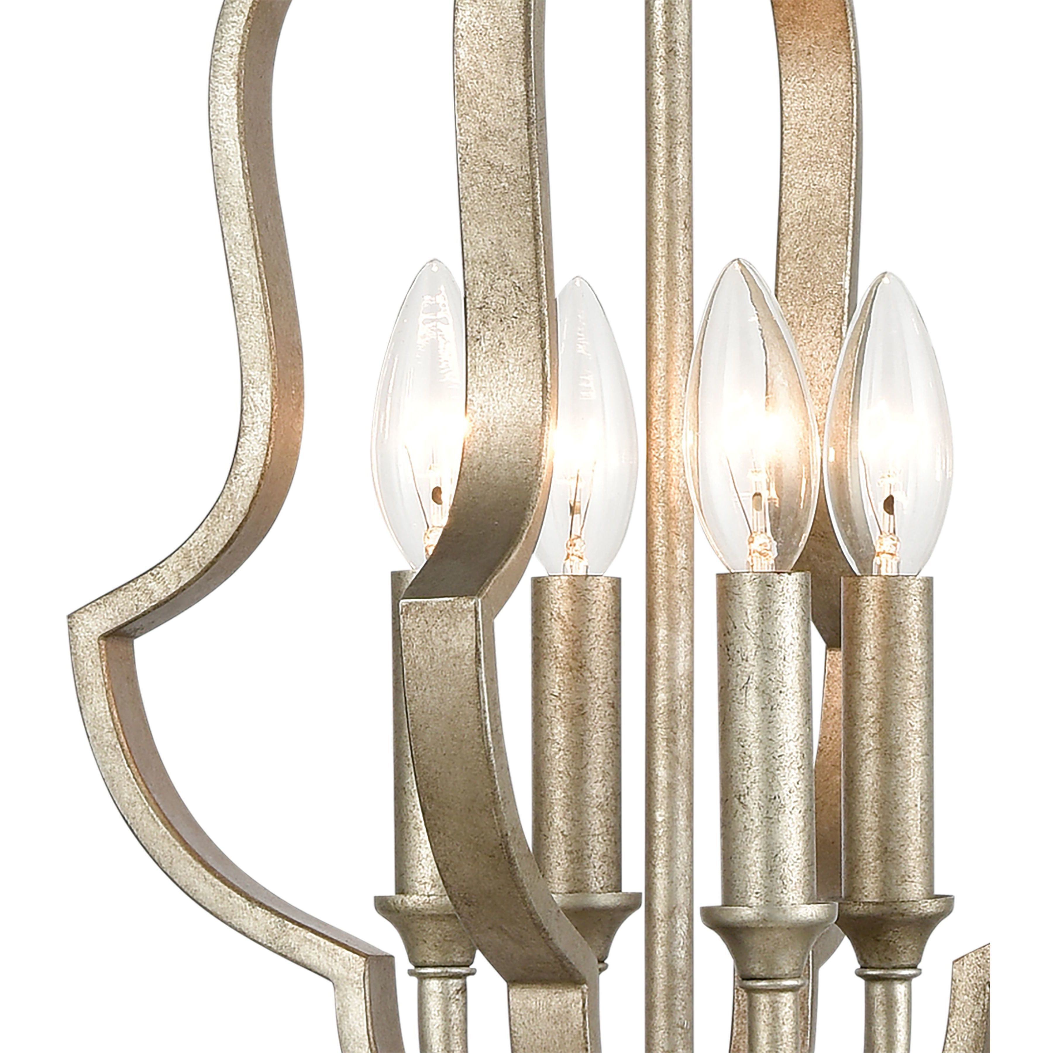 Lanesboro 4 Light 12 inch German Silver Pendant Ceiling Light