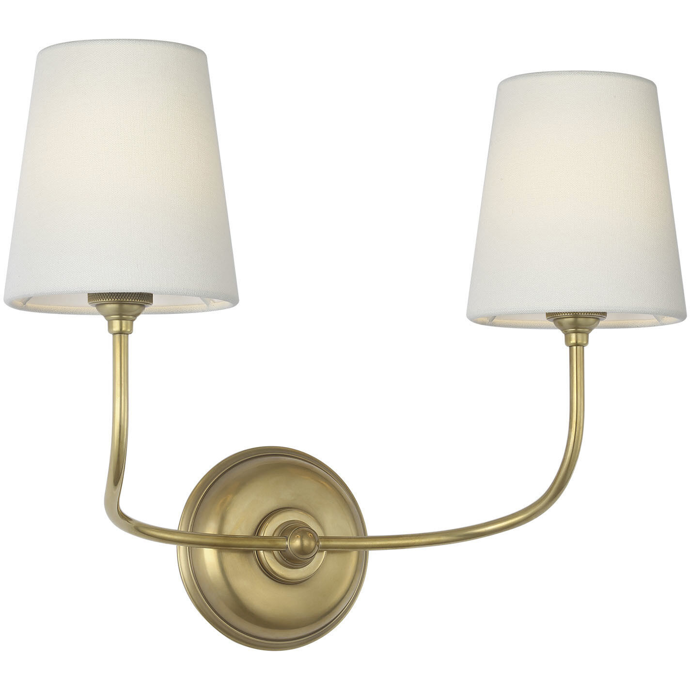 Thomas O'Brien Vendome Cordless Double Sconce Wall Light